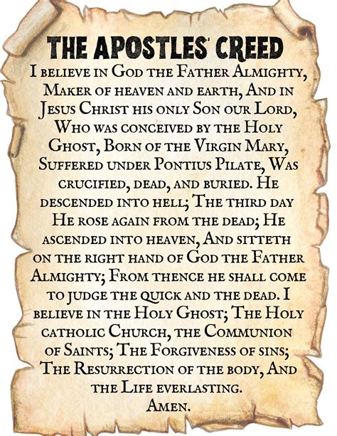 fullest version of apostles creed